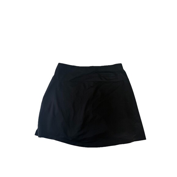 Nike Dri Fit 17" Golf Skirt skort Women Gridiron Medium standard fit black - Picture 2 of 15